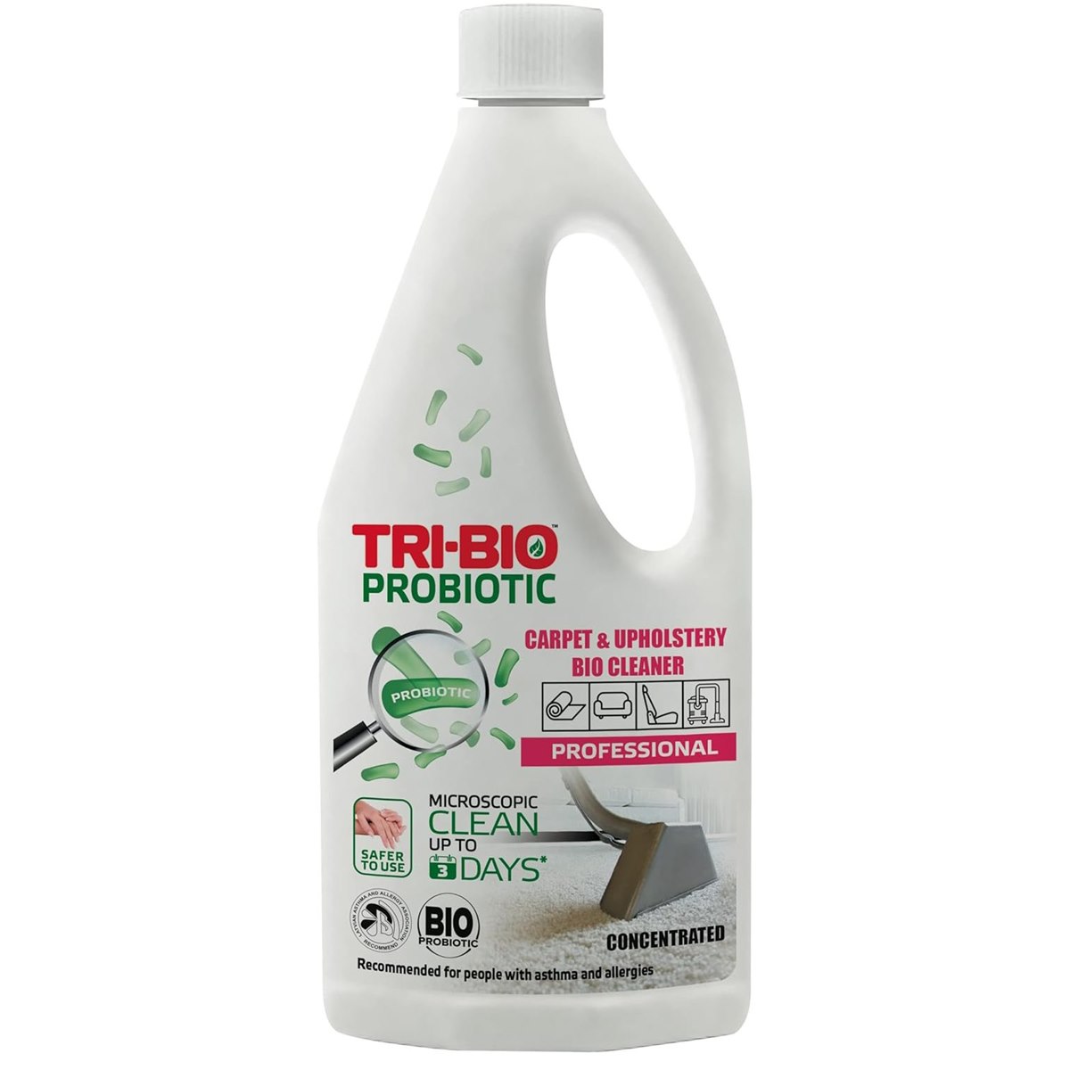 TRI-BIO Probiotic Eco Concentrated Carpet and Upholstery Cleaner Shampoo 420ml