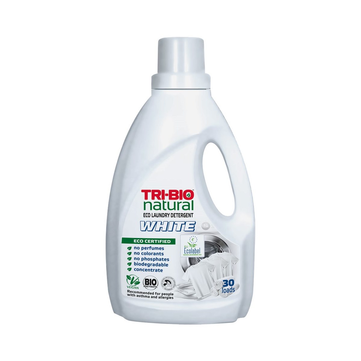 Tri-Bio Eco Laundry Liquid For Whites 1.42 Litre