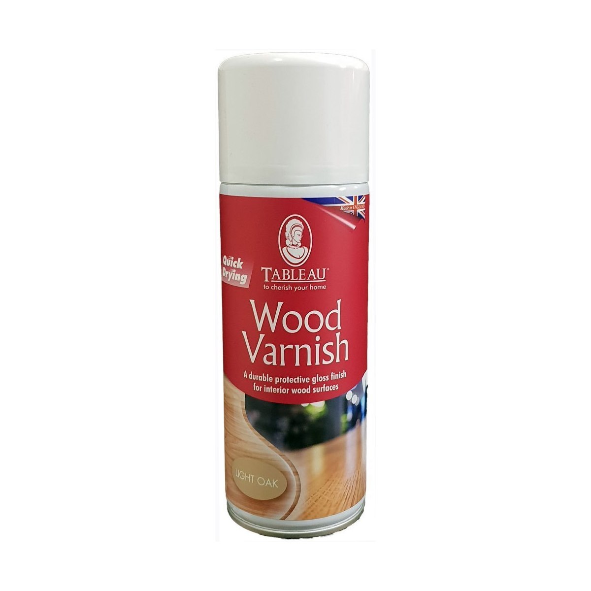 Tableau Quick Drying Wood Varnish Spray Light Oak 400ml