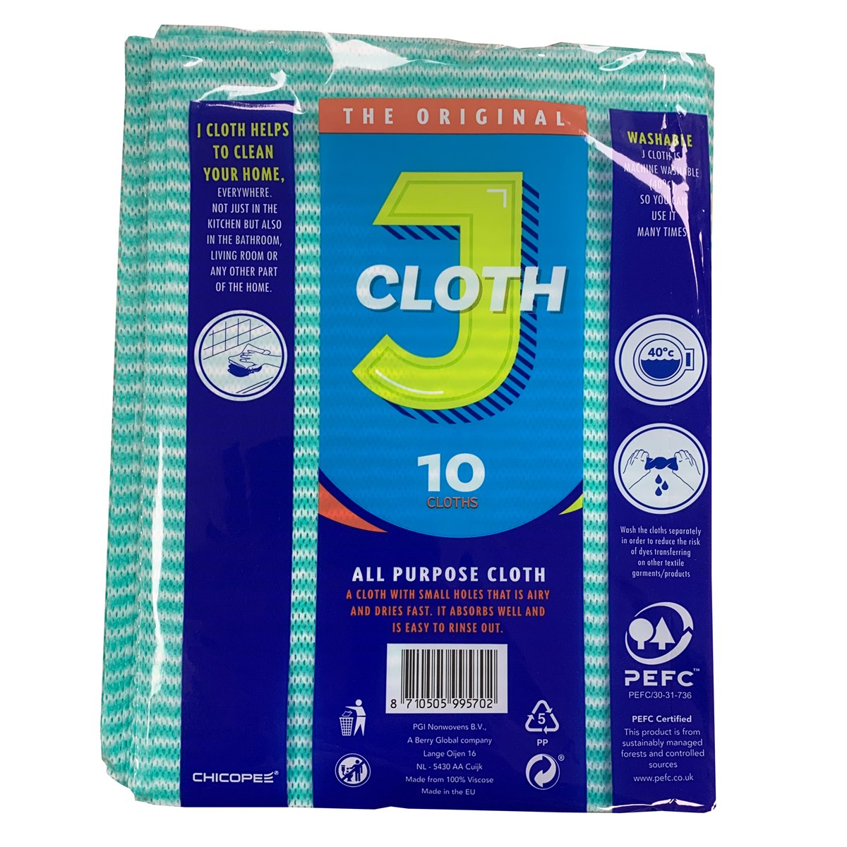 Original J-Cloth Pack of 10