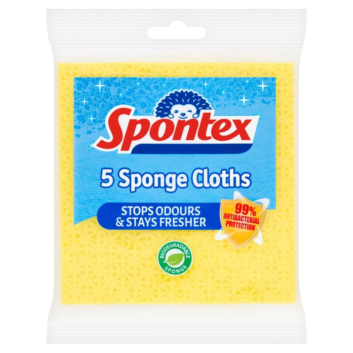 Spontex Sponge Cloths Pack of 5