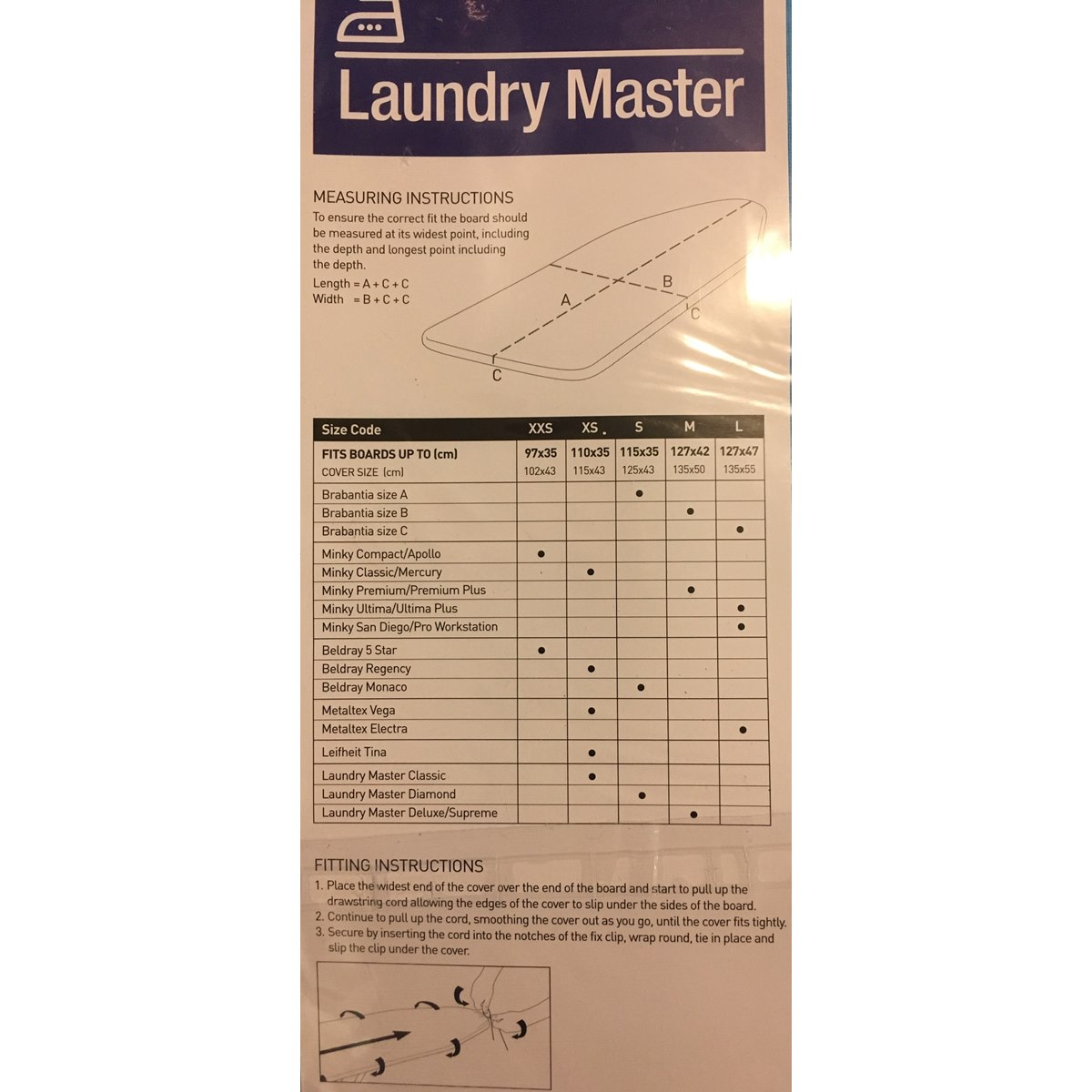 How to fit Laundry Master Metallised Ironing Board Covers