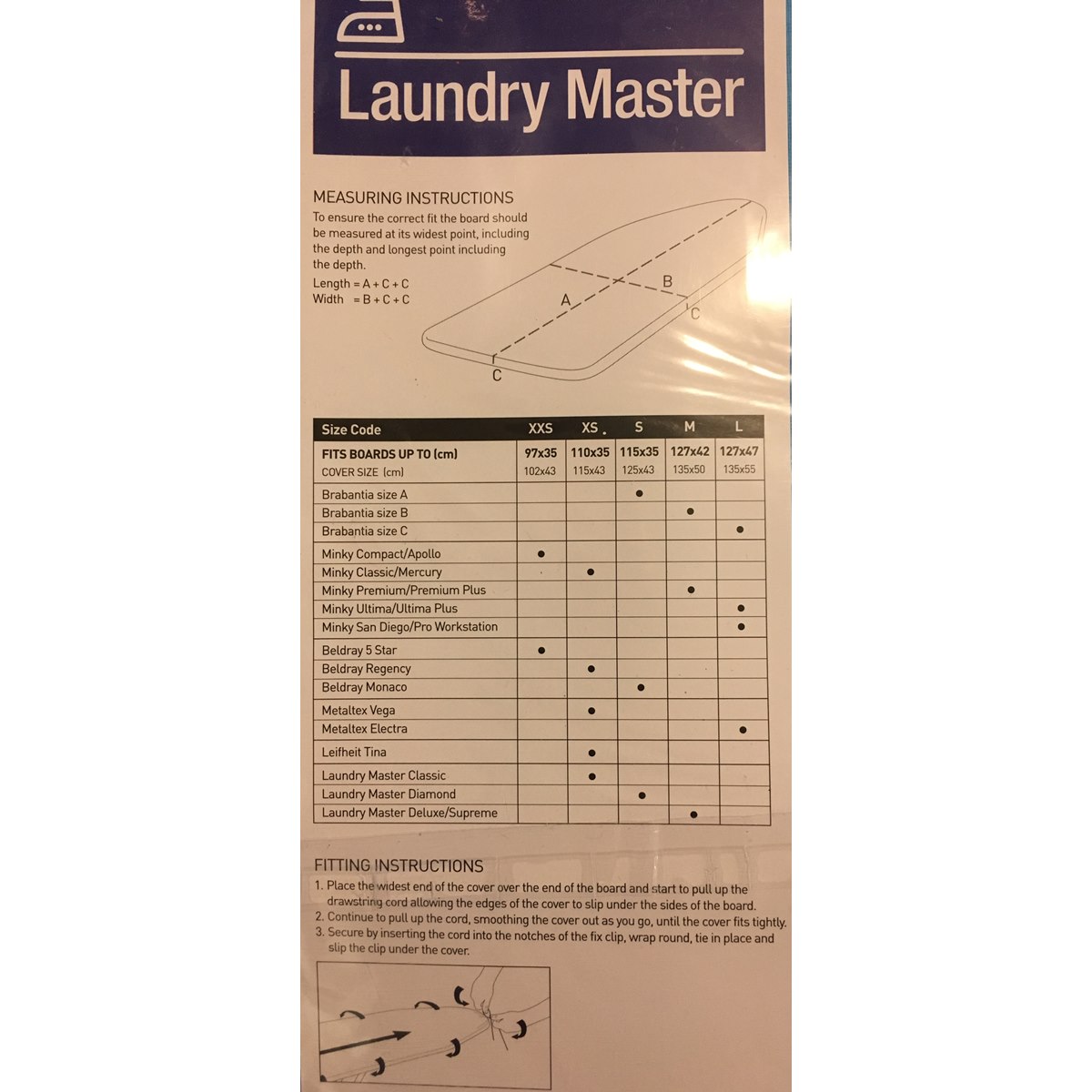 How to fit Laundry Master Metallised Ironing Board Covers