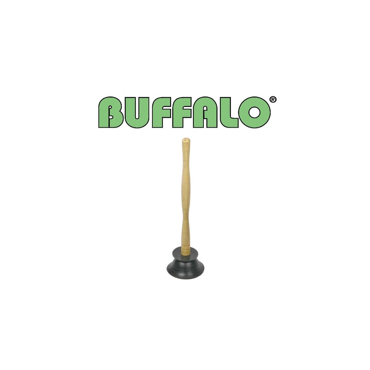 Buffalo Large Rubber Force Cup Drain Plunger