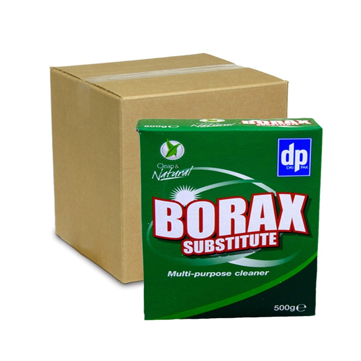 Case of 6 x Dri-Pak Clean and Natural Multi-Purpose Borax Substitute 500g