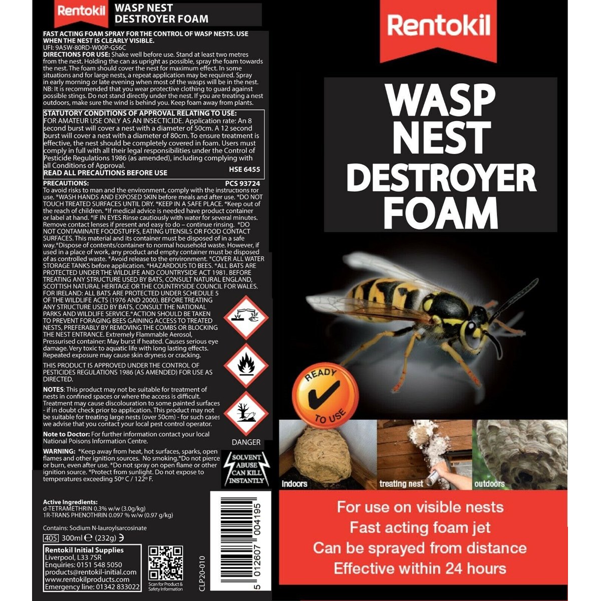 How to deal with Wasps Nests