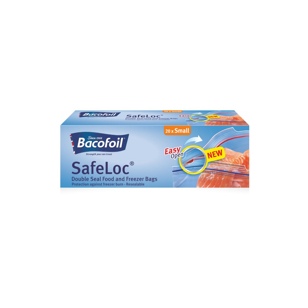 BacoFoil Safeloc Food and Freezer Bags 20 Small