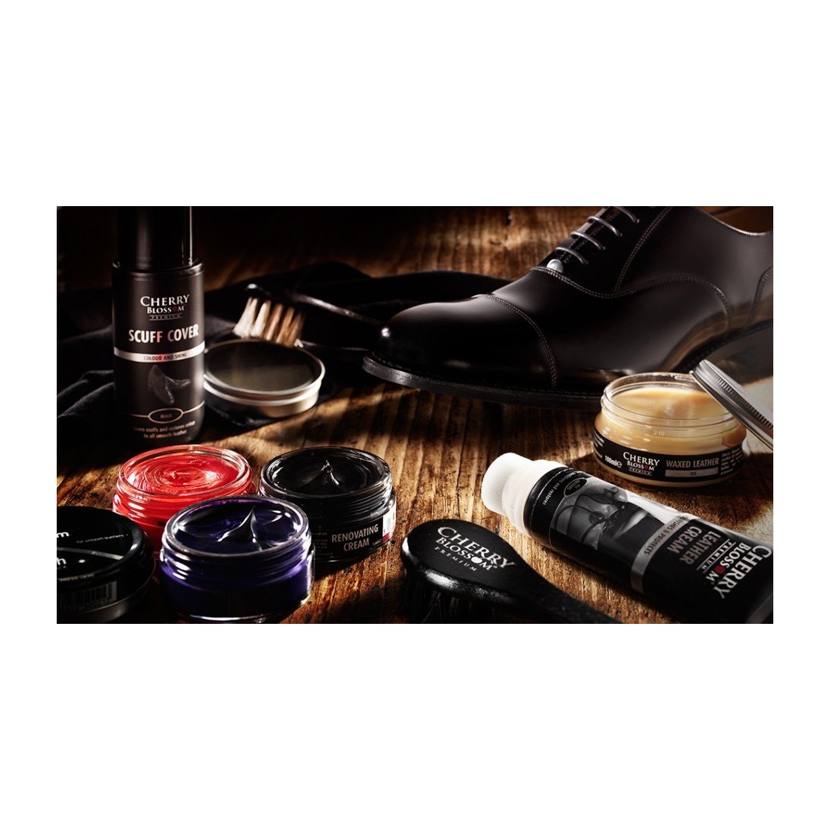 Cherry Blossom Shoe Care Products