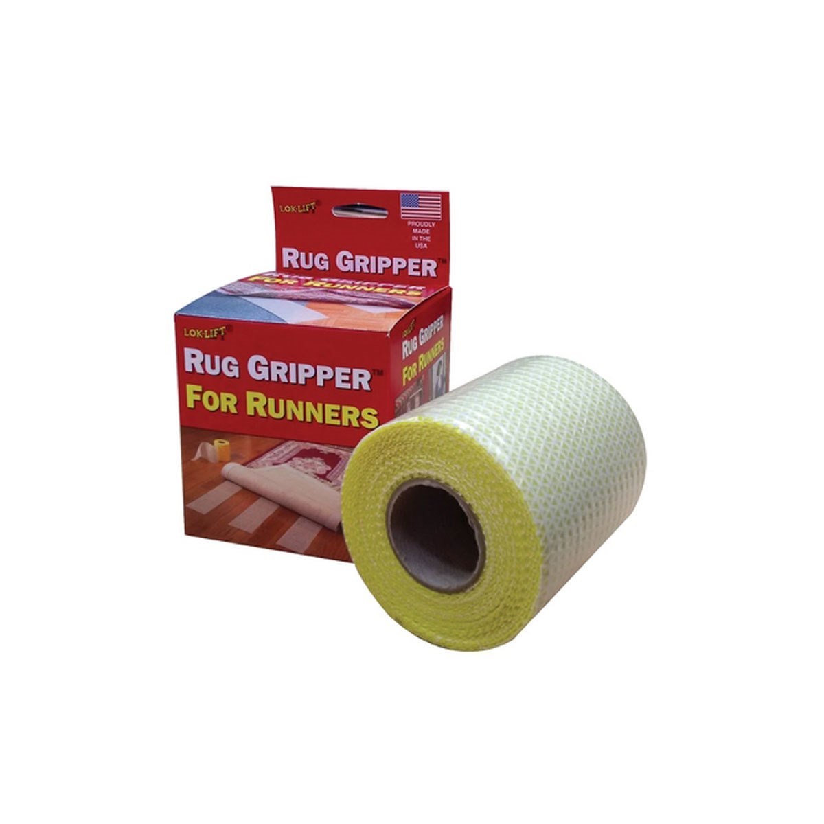 Lok Lift Rug Gripper Tape For Mats and Runners (4in x 25ft)