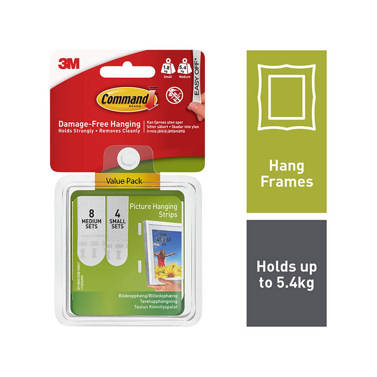 Command Picture Strips Small/Med Combi Pack