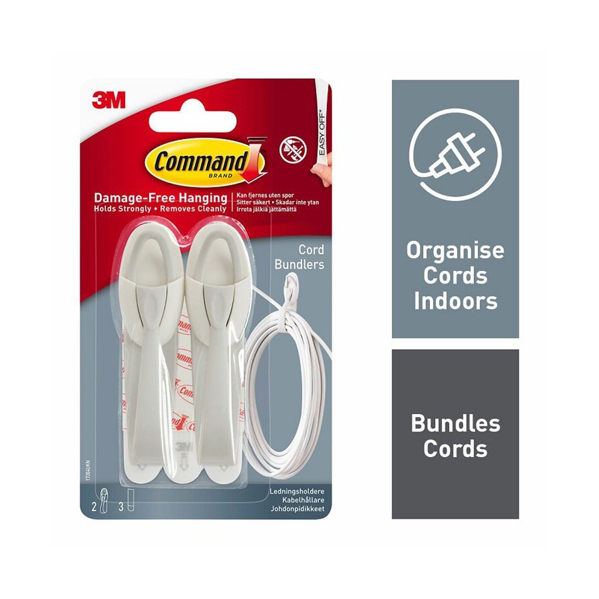 3M Command Cord Bundlers Pack of 2