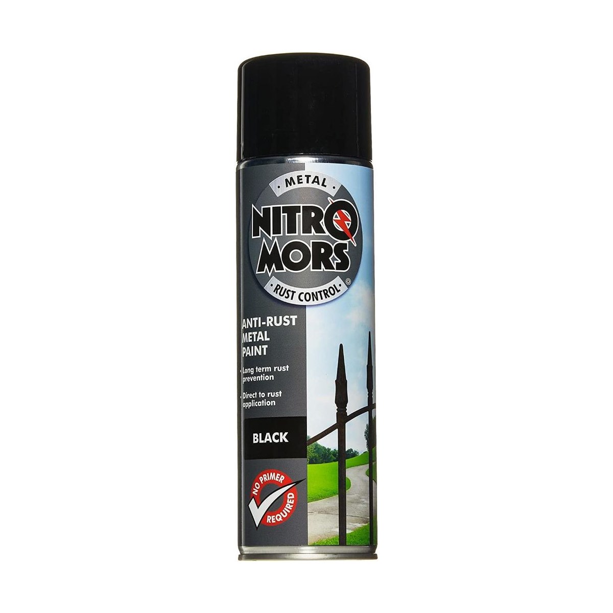 NitroMors Anti-Rust Metal Paint 500ml Black