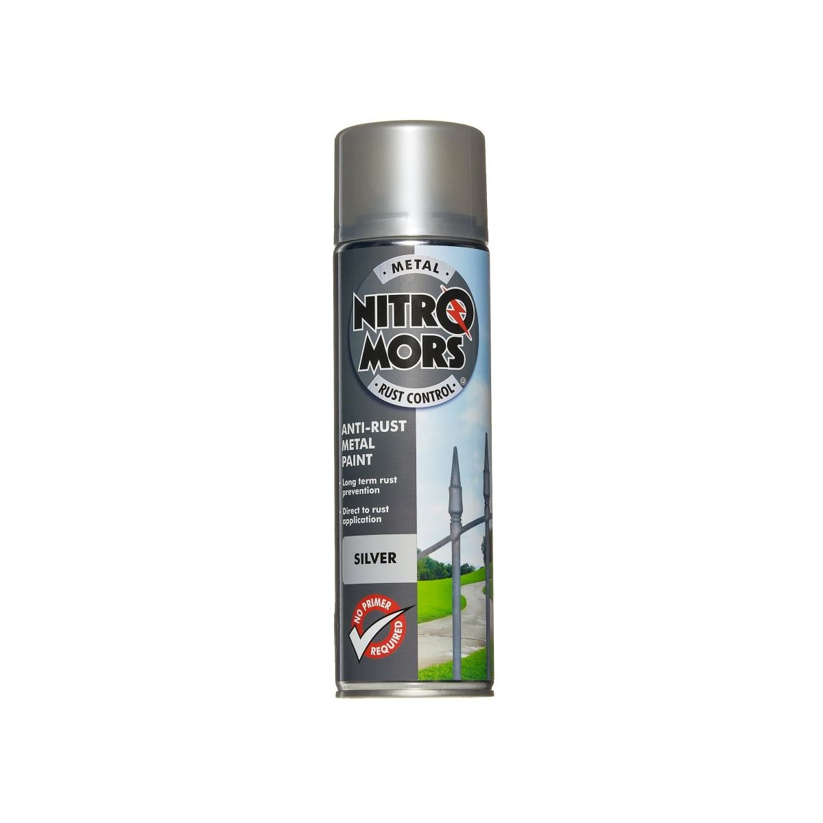 NitroMors Anti-Rust Metal Paint 500ml Silver