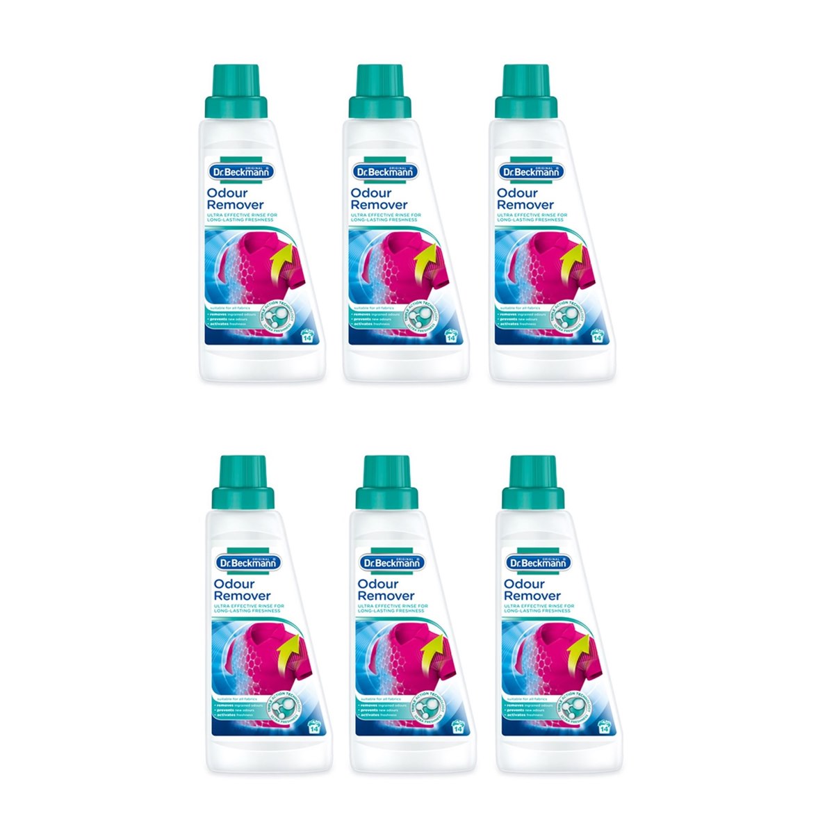 Case of 6 x Dr Beckmann Odour Remover Laundry Rinse 500ml