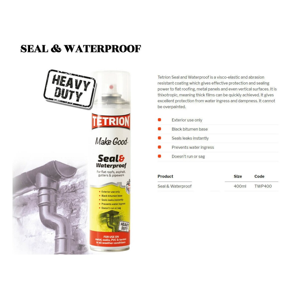 Sealer Spray for Flat Roofs