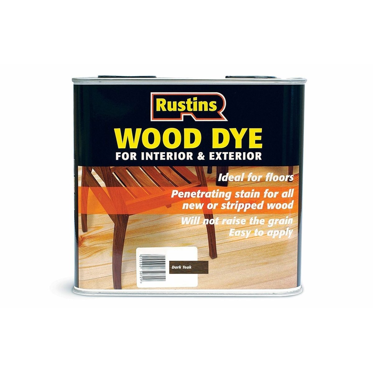 Rustins Wood Dye Dark Teak 2.5 Litre