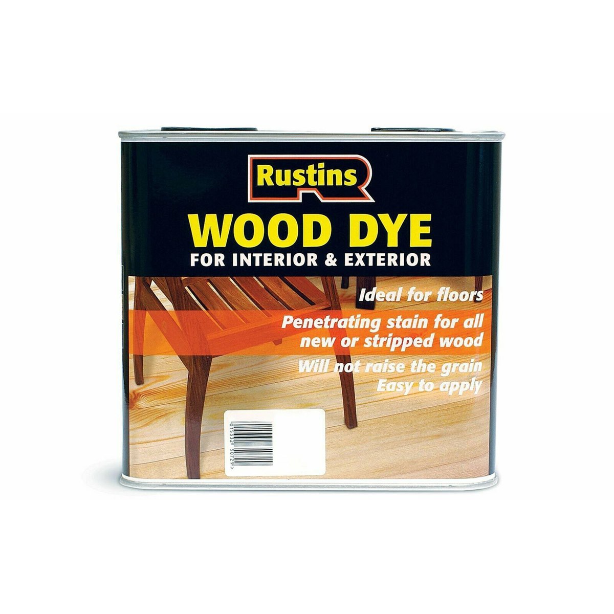 Rustins Quick Dry Water Based Wood Dye White 2.5 Litre