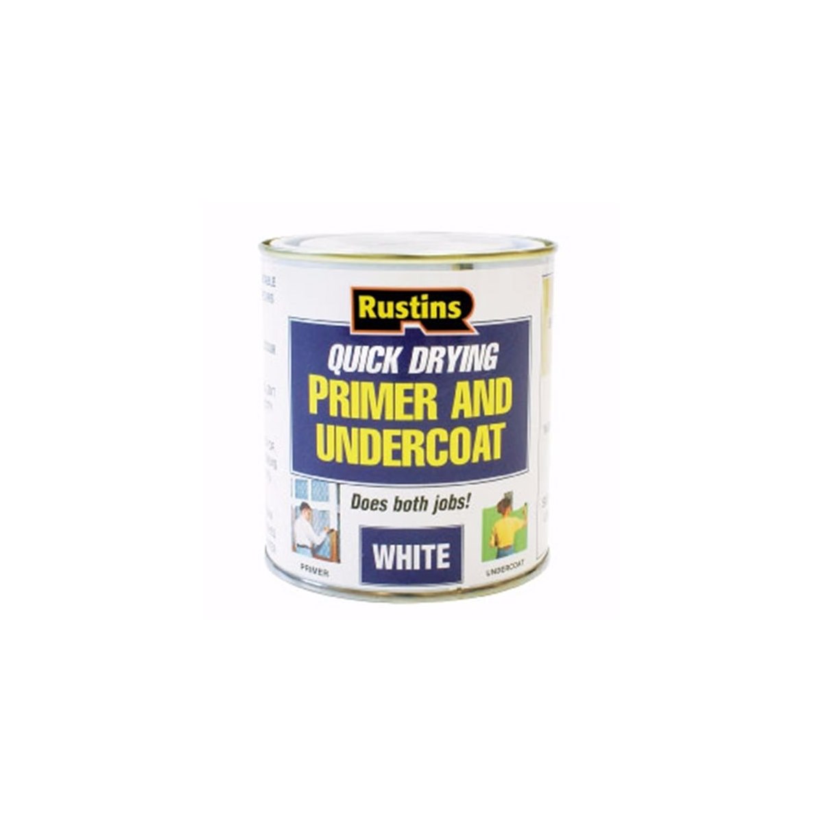 Rustins Quick Drying White Primer and Undercoat 1 Litre