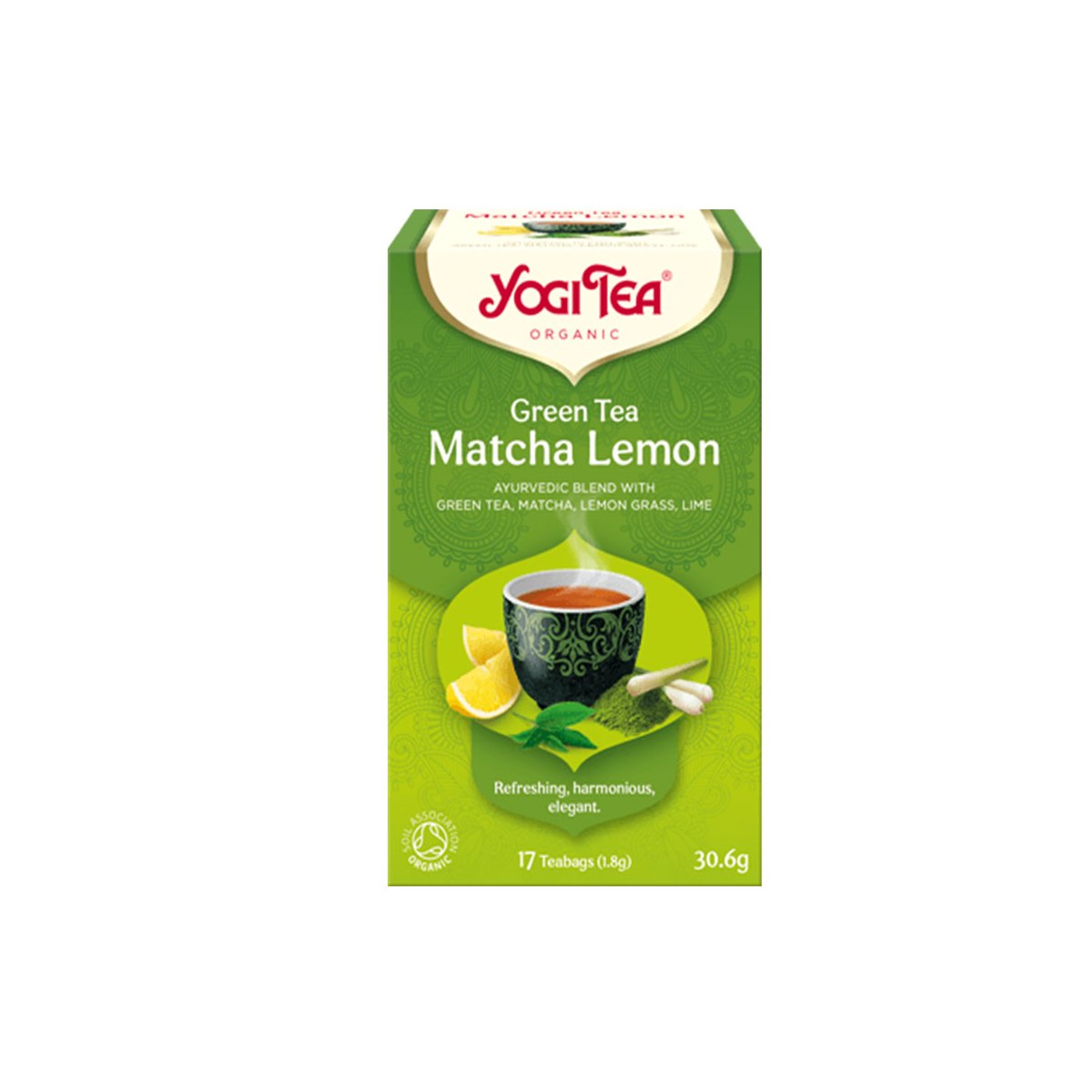 Yogi Tea Green Tea with Matcha Lemon 17 Bags
